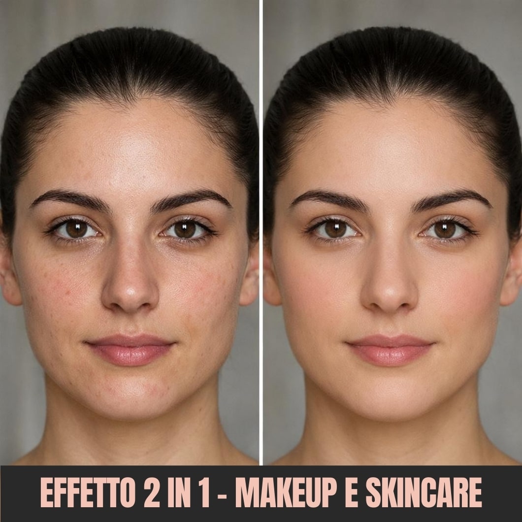 2-v-1 samo-přizpůsobivý stick: Dokonalá pleť za 60 sekund