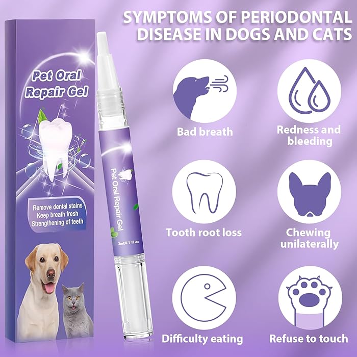 DogCatFri™  DentalPet: Husdjur Dental Reparation Och Rengöring Gel