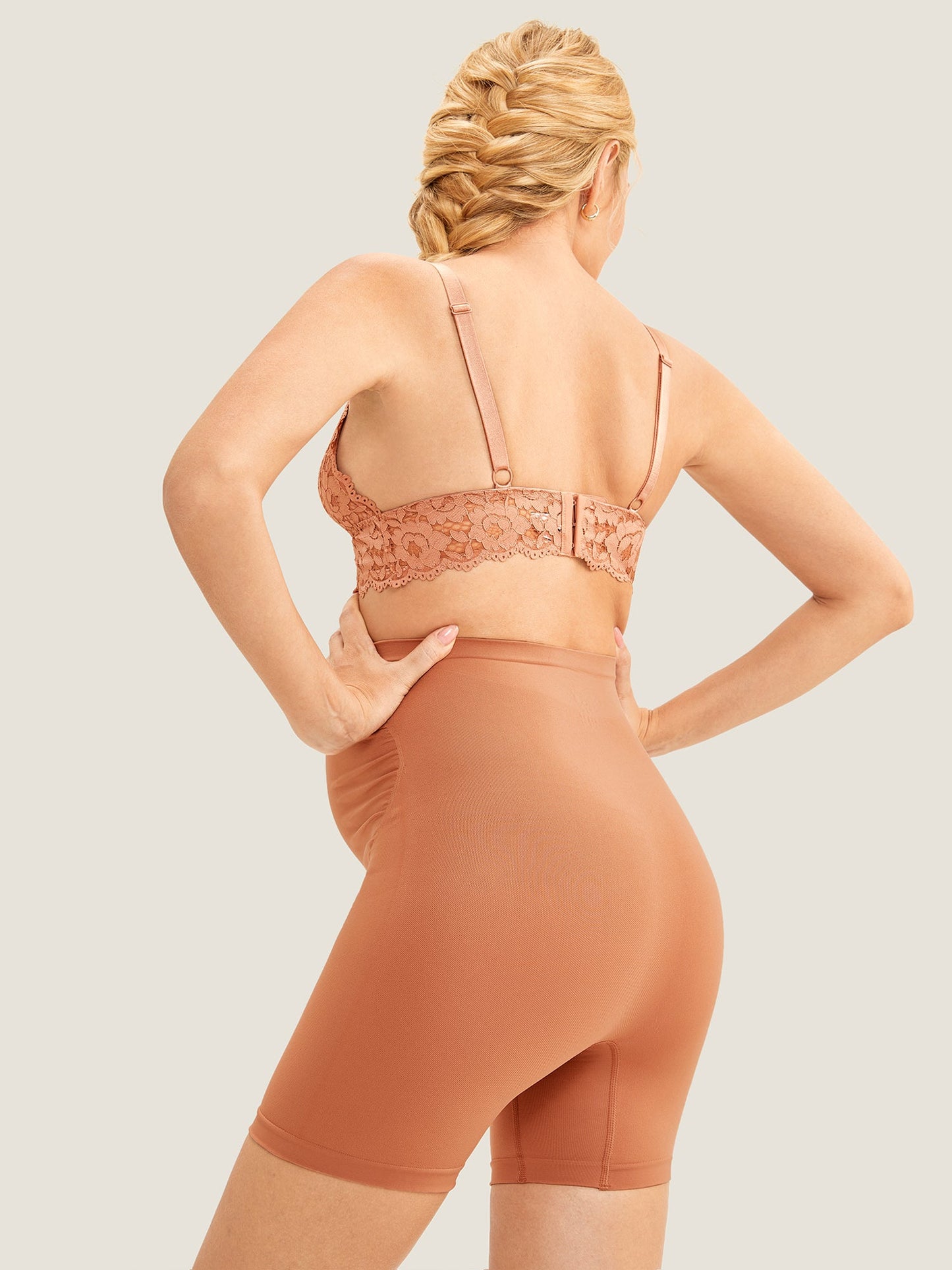 Shorts Modeladores de Maternidade de Cintura Alta | Sem Costuras