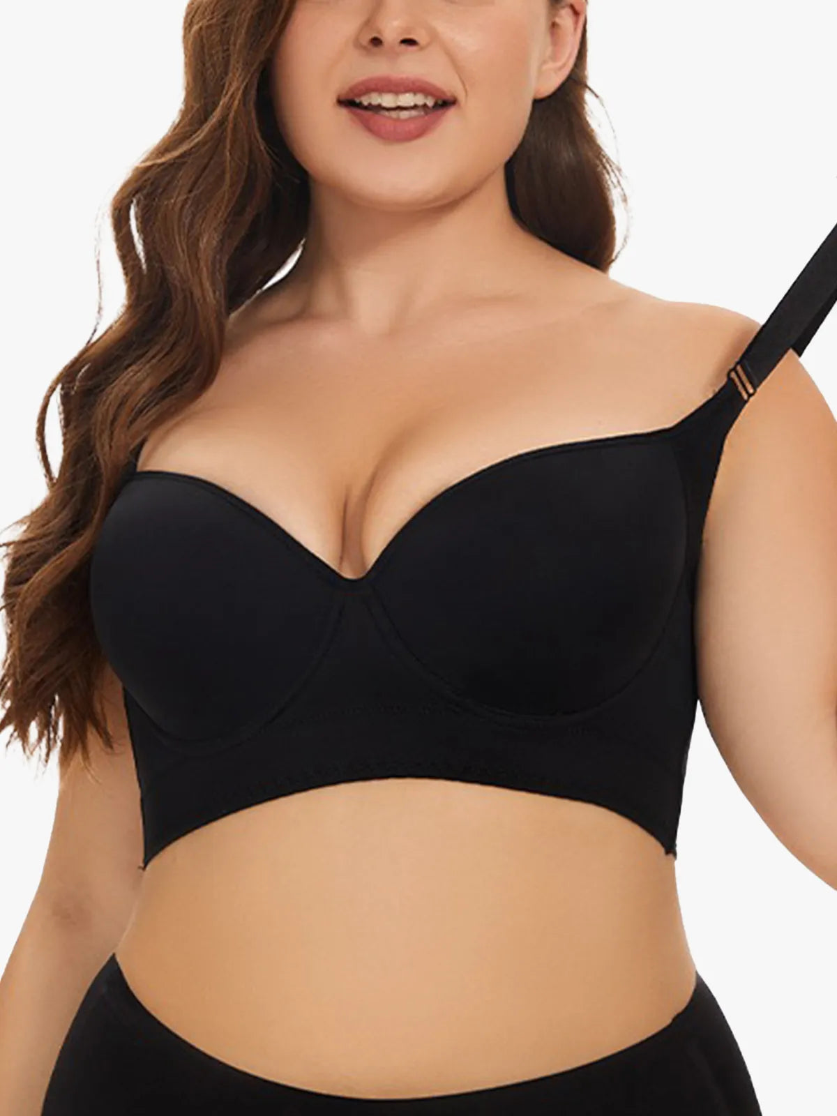 LuxeForm™ - Soutien Push-Up com Efeito Alisador nas Costas