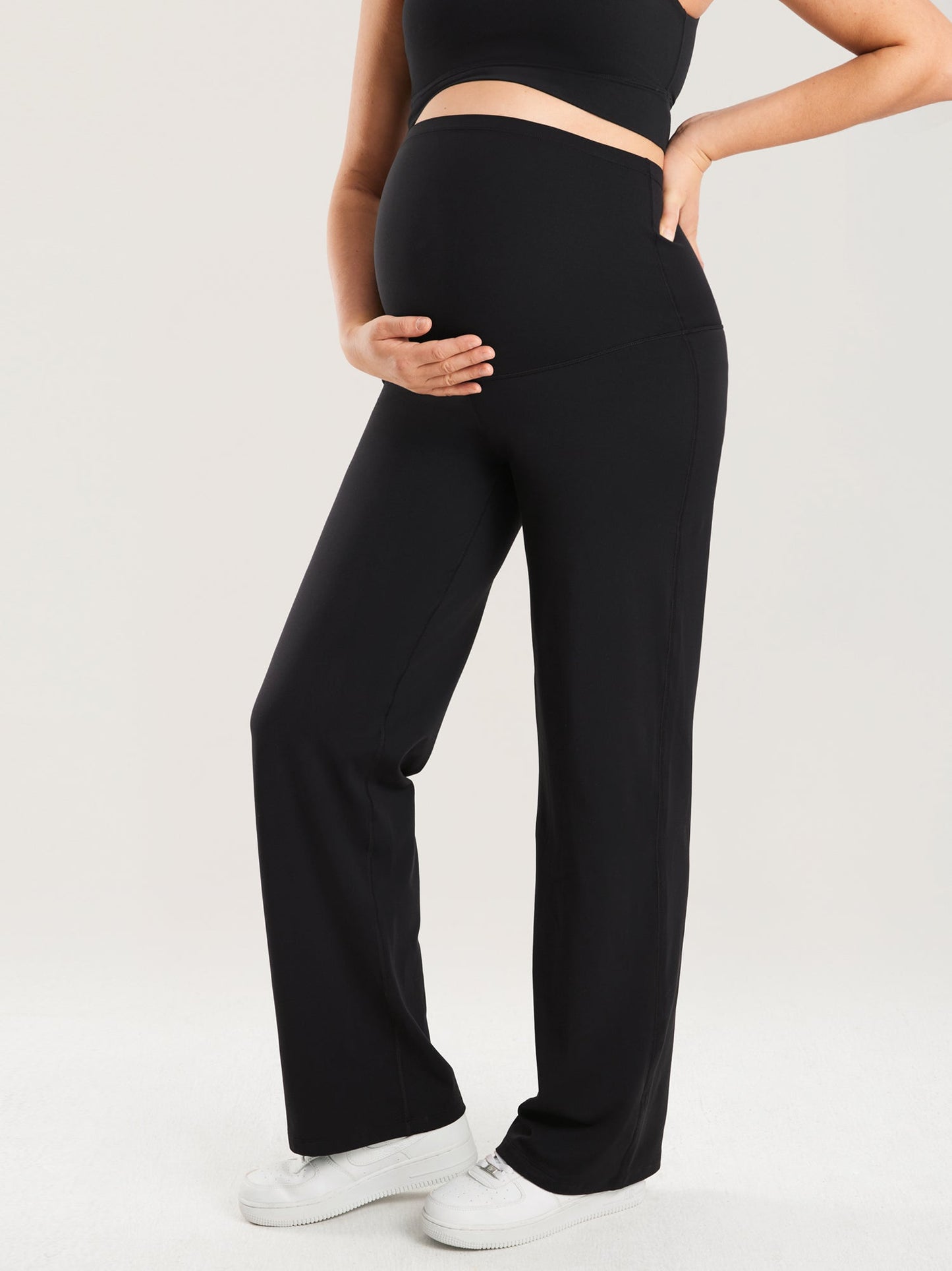 Calças de Maternidade zayalisboa® de Perna Larga