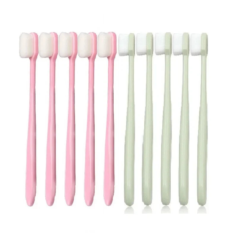 NEW Ultra-fine Soft Toothbrush Million Nano Bristle Adult Tooth Brush Teeth Deep Cleaning Portable Travel Dental Oral Care Brush