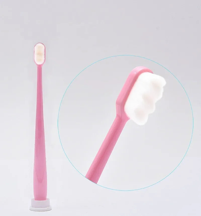 NEW Ultra-fine Soft Toothbrush Million Nano Bristle Adult Tooth Brush Teeth Deep Cleaning Portable Travel Dental Oral Care Brush