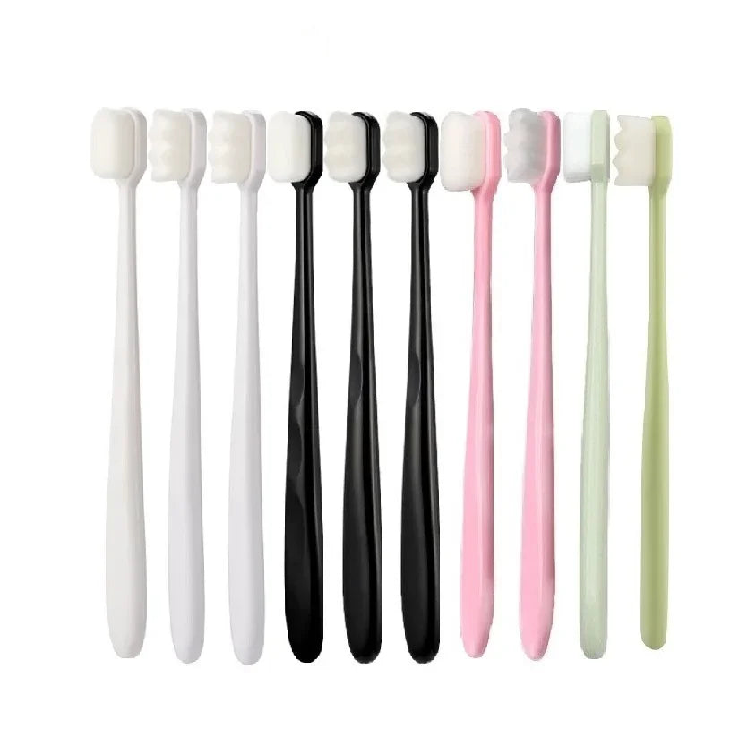 NEW Ultra-fine Soft Toothbrush Million Nano Bristle Adult Tooth Brush Teeth Deep Cleaning Portable Travel Dental Oral Care Brush