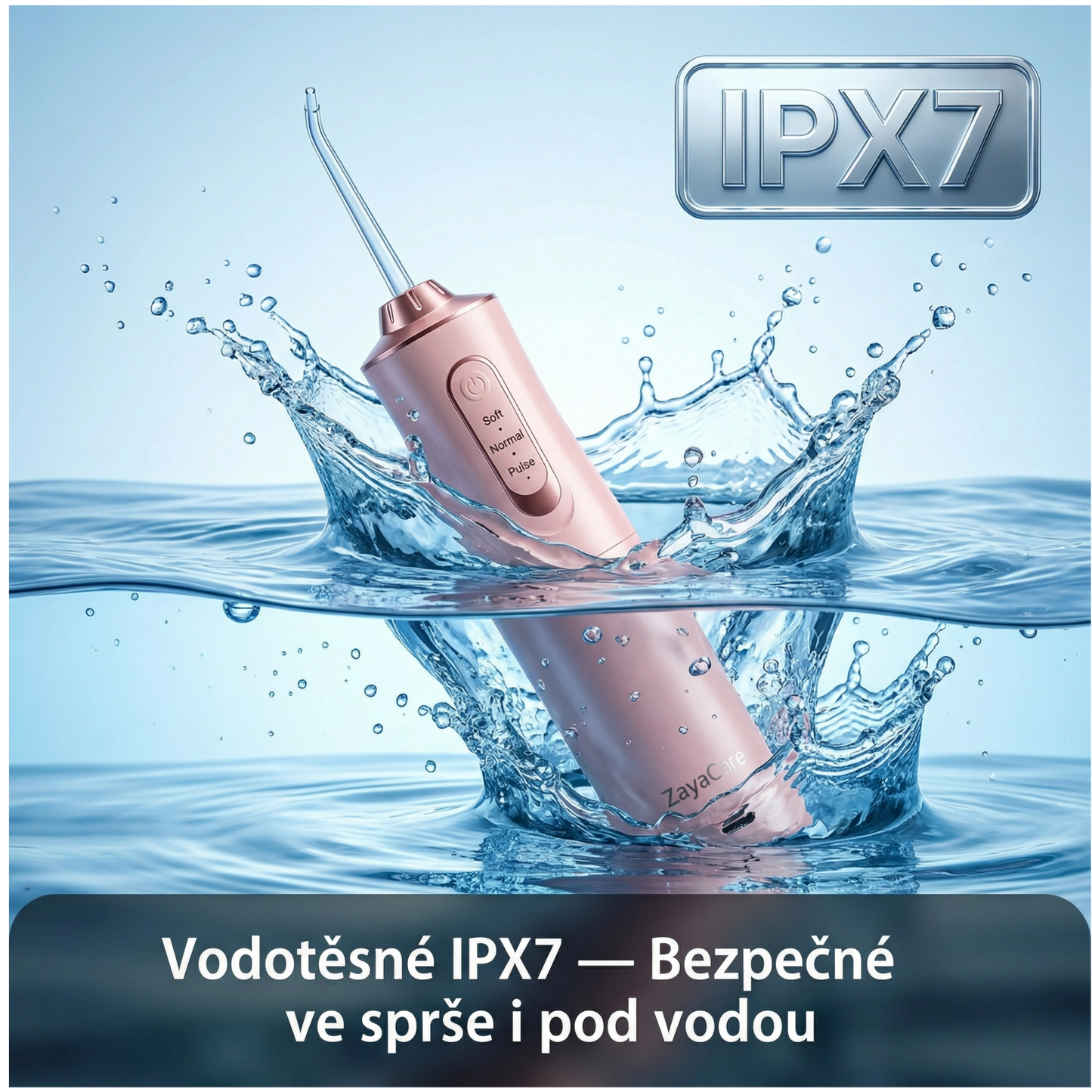 Popis produktu — ZayaCare Elektrický ústní irigátor