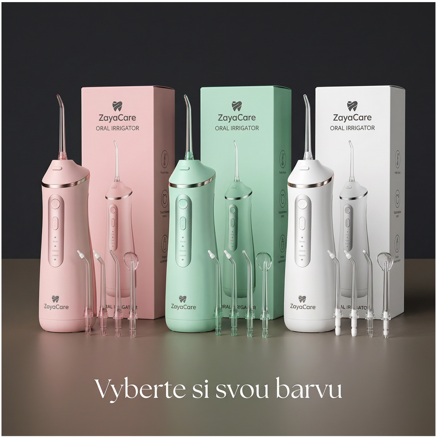 Popis produktu — ZayaCare Elektrický ústní irigátor