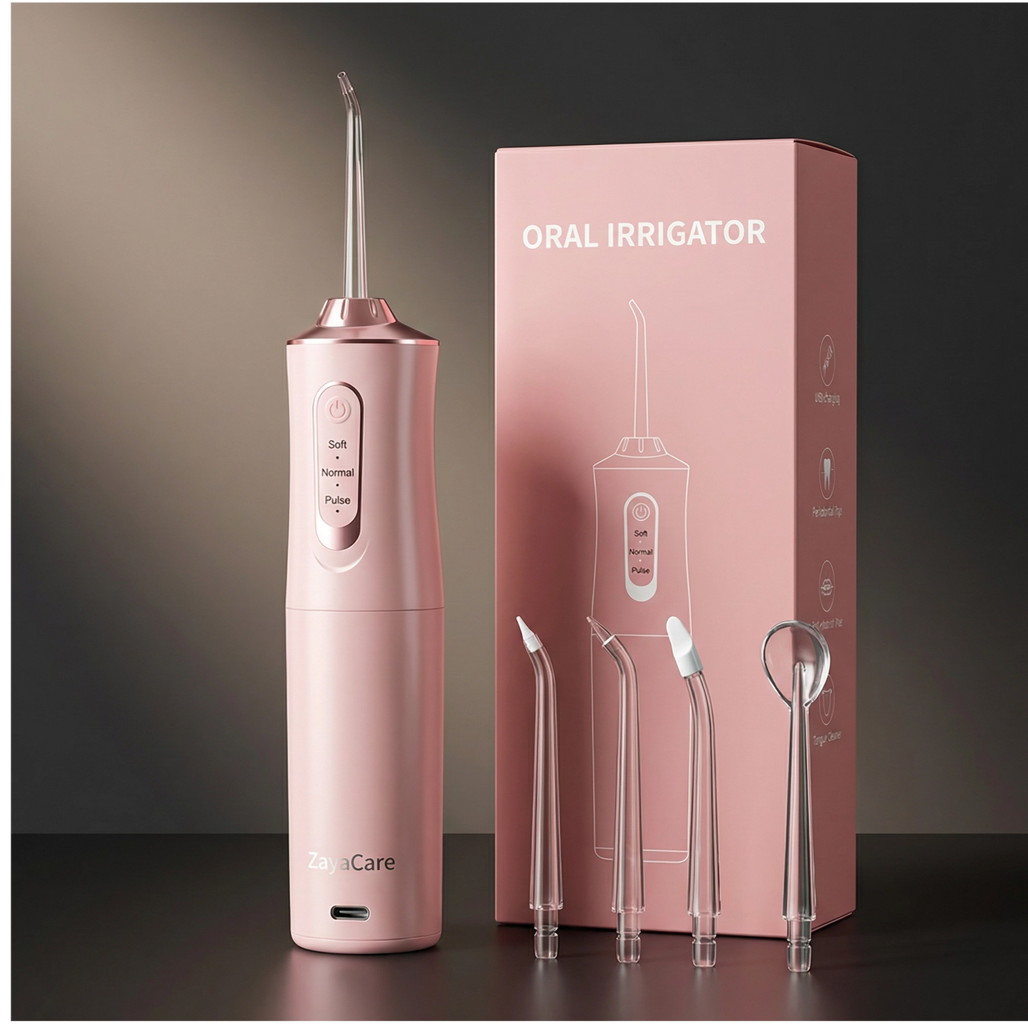 Popis produktu — ZayaCare Elektrický ústní irigátor