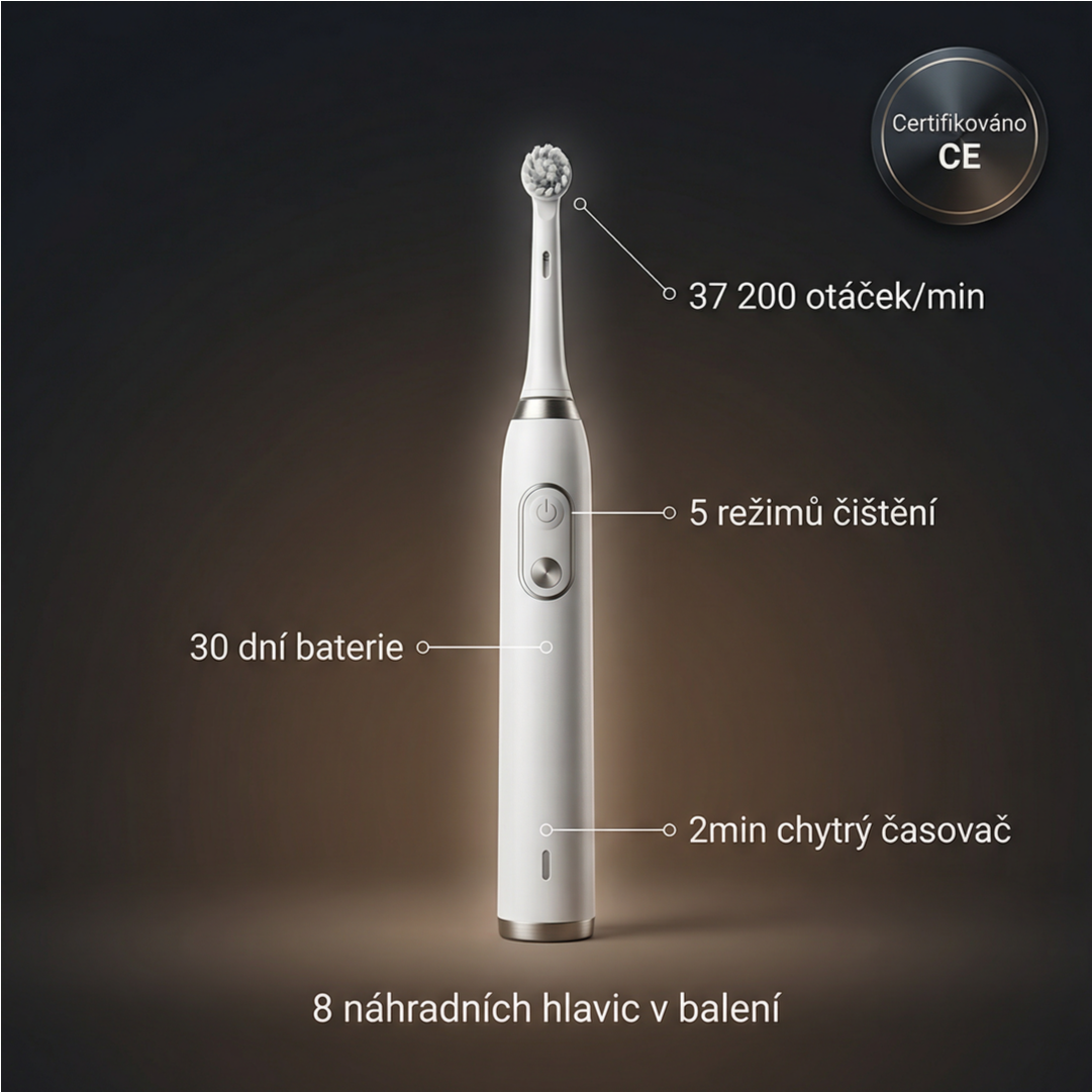 Popis produktu — ZayaCare Rotační elektrický kartáček